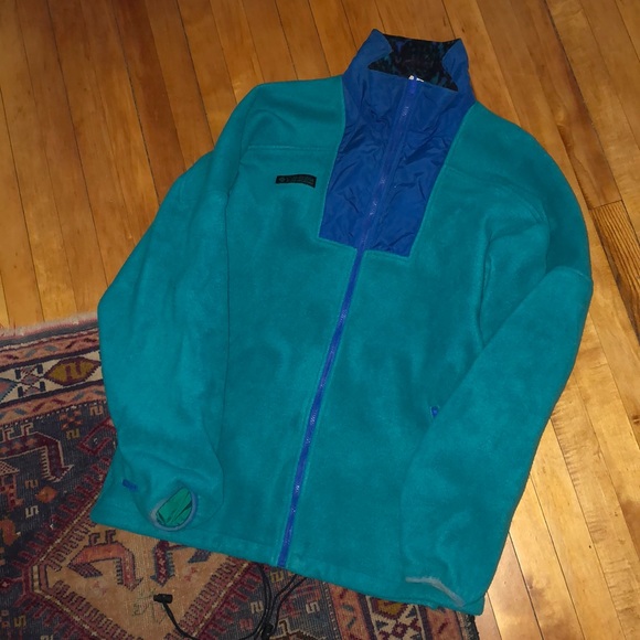 turquoise columbia jacket